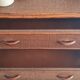 Commode en rotin vintage circa années 70