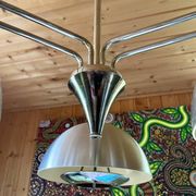 Chandelier, Space Age ceiling light, Design by "Jean Gandelin", vintage, from the 70s