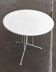 Mid-century minimalist German metal garden table attributed to Mauser Werke Waldeck, 1960s.