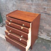 Mid century chest of drawers retro vintage furniture