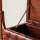 Chesterfield-style leather chest - "Jack" model - Olivier de Schrijver