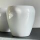 Pair of White Ceramic Candle Holders