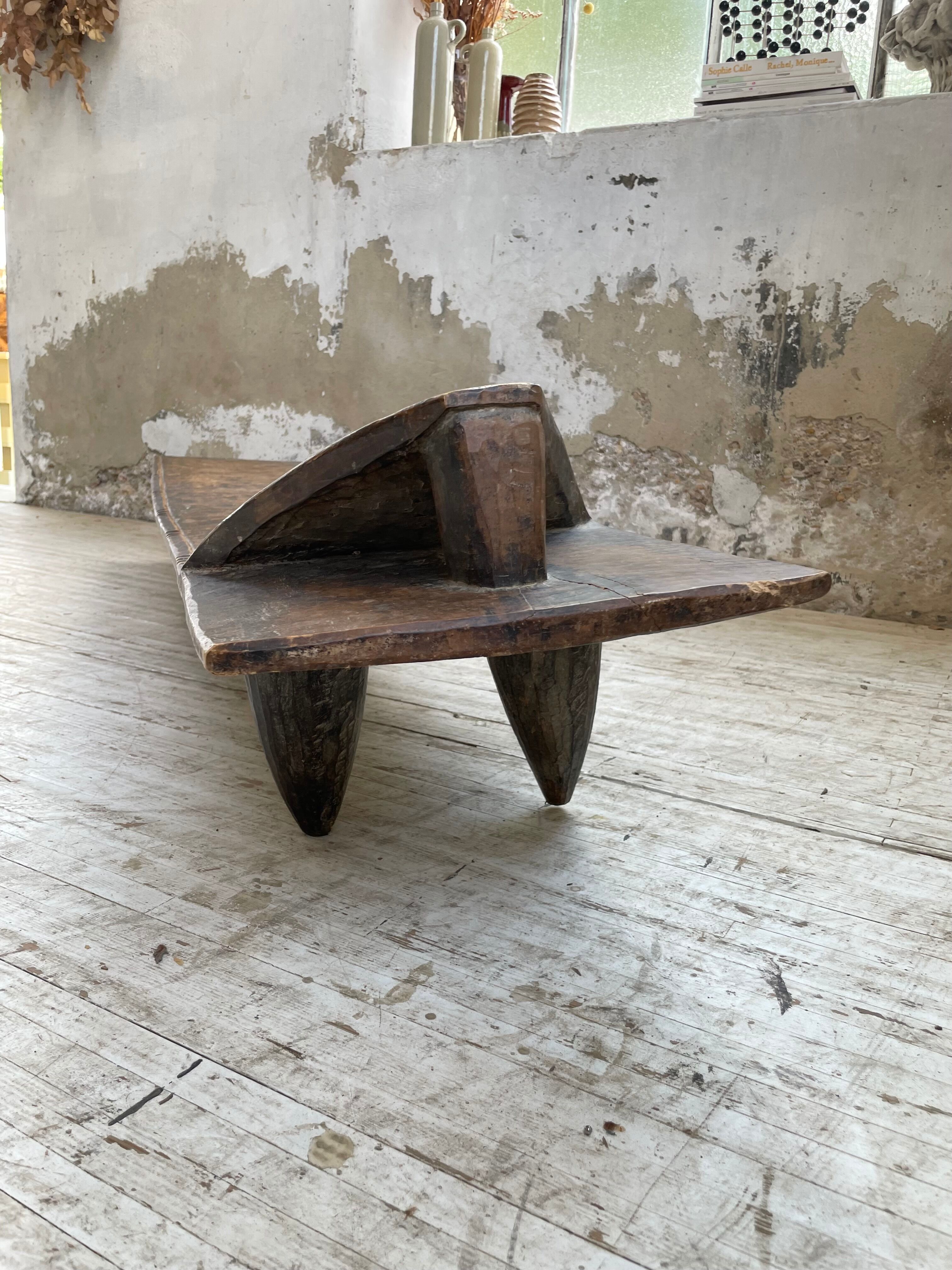 Senoufo coffee table bench from the 60s