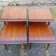 Pair of tables vintage piece of couch Scandinavian years 50-60
