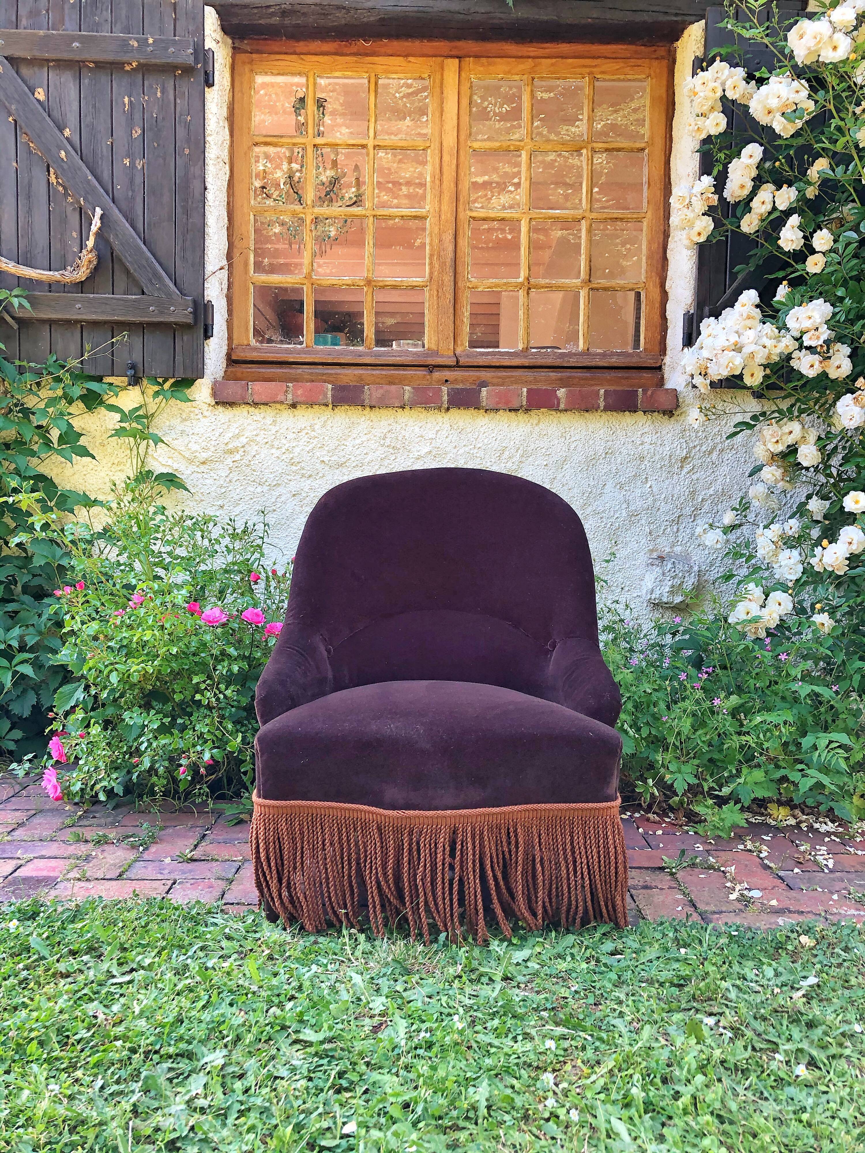 Set of 2 toad armchairs