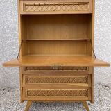 Rattan decorator secretary