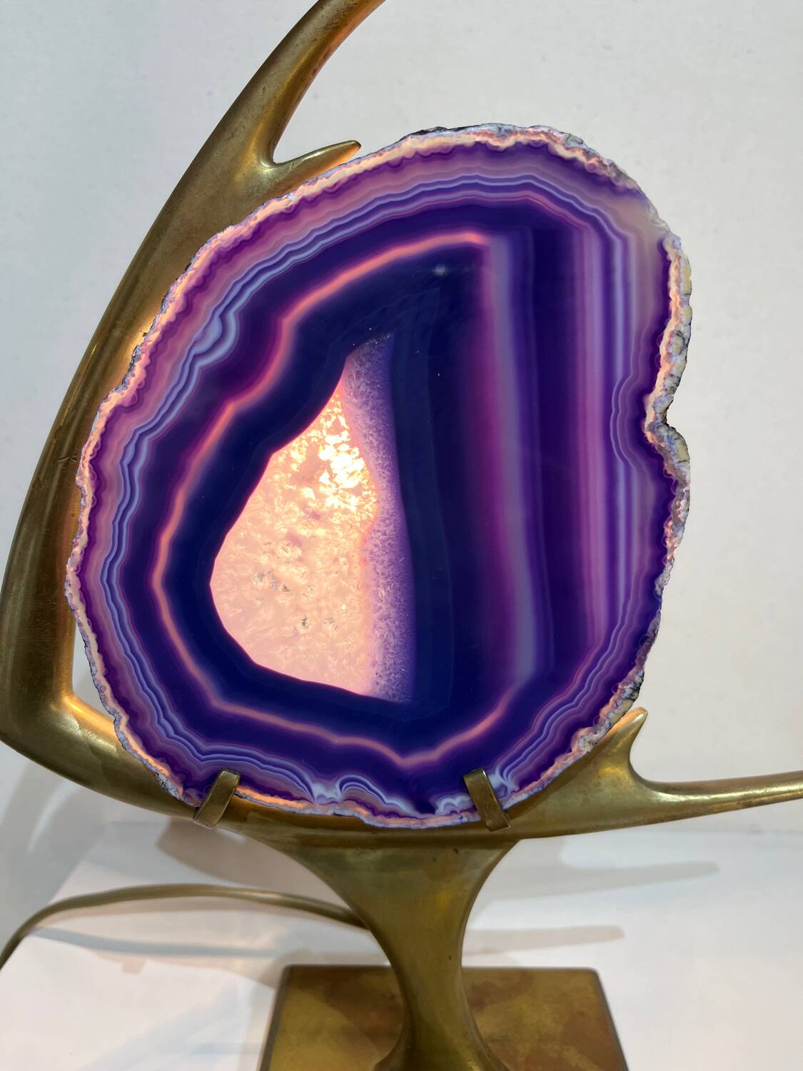 Lampe sculpture par Willy Daro