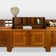 Silvio Coppola, for Bernini. Walnut enfilade with gradin. 1960s.