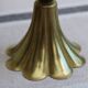 Pair of golden candle holders