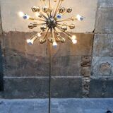 Floor lamp in gold metal of the 1960s