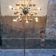 Floor lamp in gold metal of the 1960s