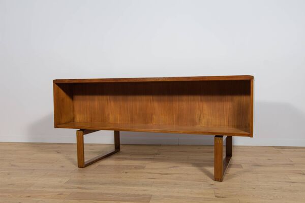 Bureau indépendant en teck du milieu du siècle par Torben Valeur et Henning Jensen pour Dy