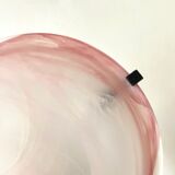 Vintage glass ceiling lamp 80s