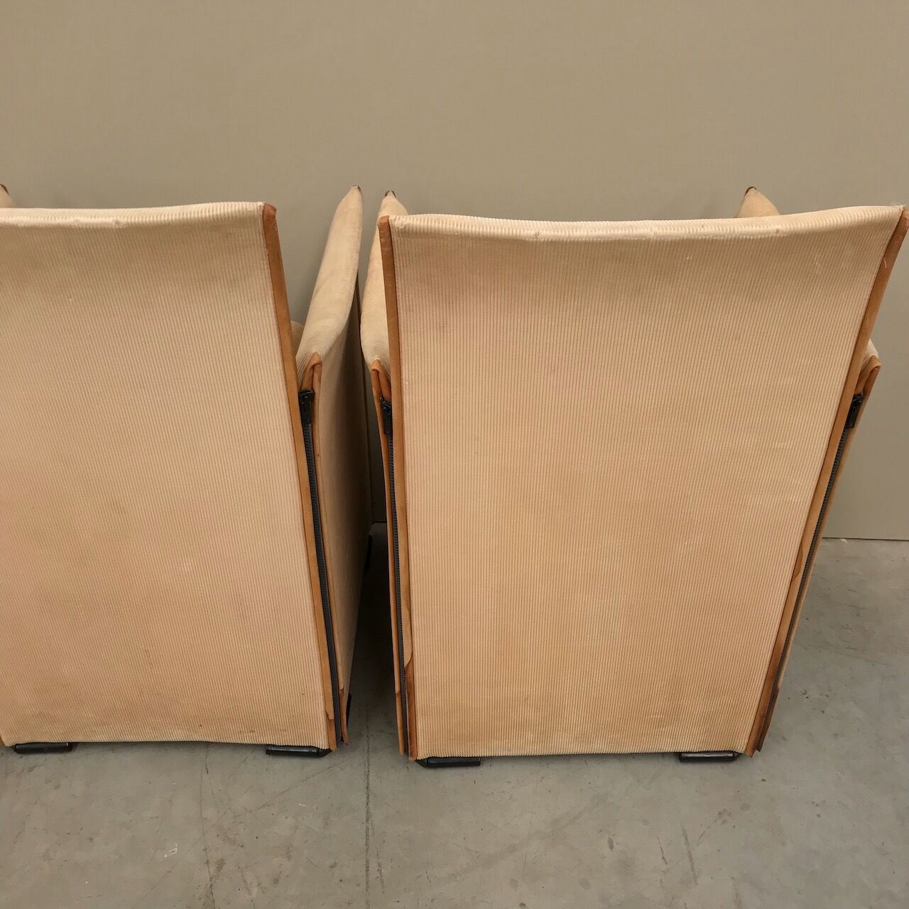 Ensemble de 6 fauteuils de pause Mario Bellini 401 - Cassina - années 1970