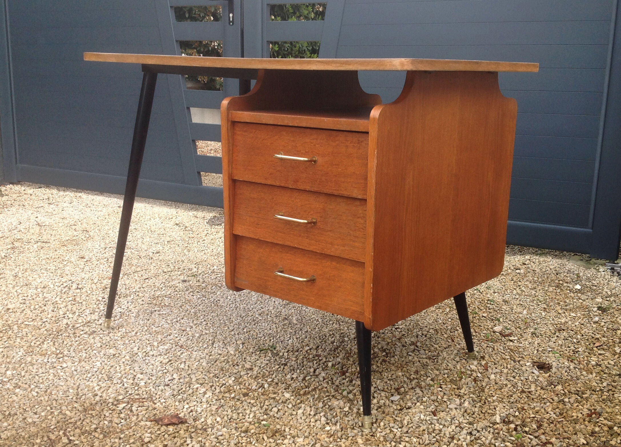 Vintage feet compass desk