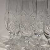Champagne flutes in Bohemian crystal