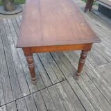 Ancienne table bistrot - 2 Tiroirs - Bois
