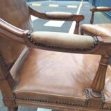 Paire de fauteuils anciens style Louis XVl