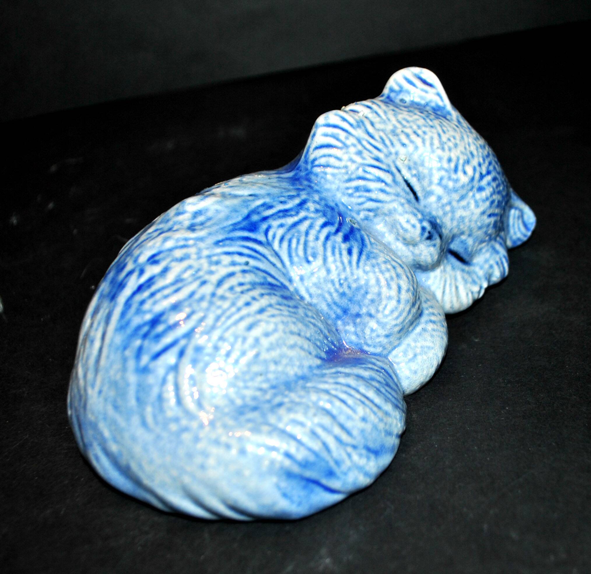 Alsace sandstone cat sculpture BETSCHDORF
