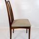 Set of six dining room chairs of rosewood  of danish design from the 1960s