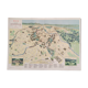Carte vue du ciel de la ville de Vienne