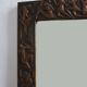 Copper relief wall mirror | Bragalini Angelo style | Italy | 1970s