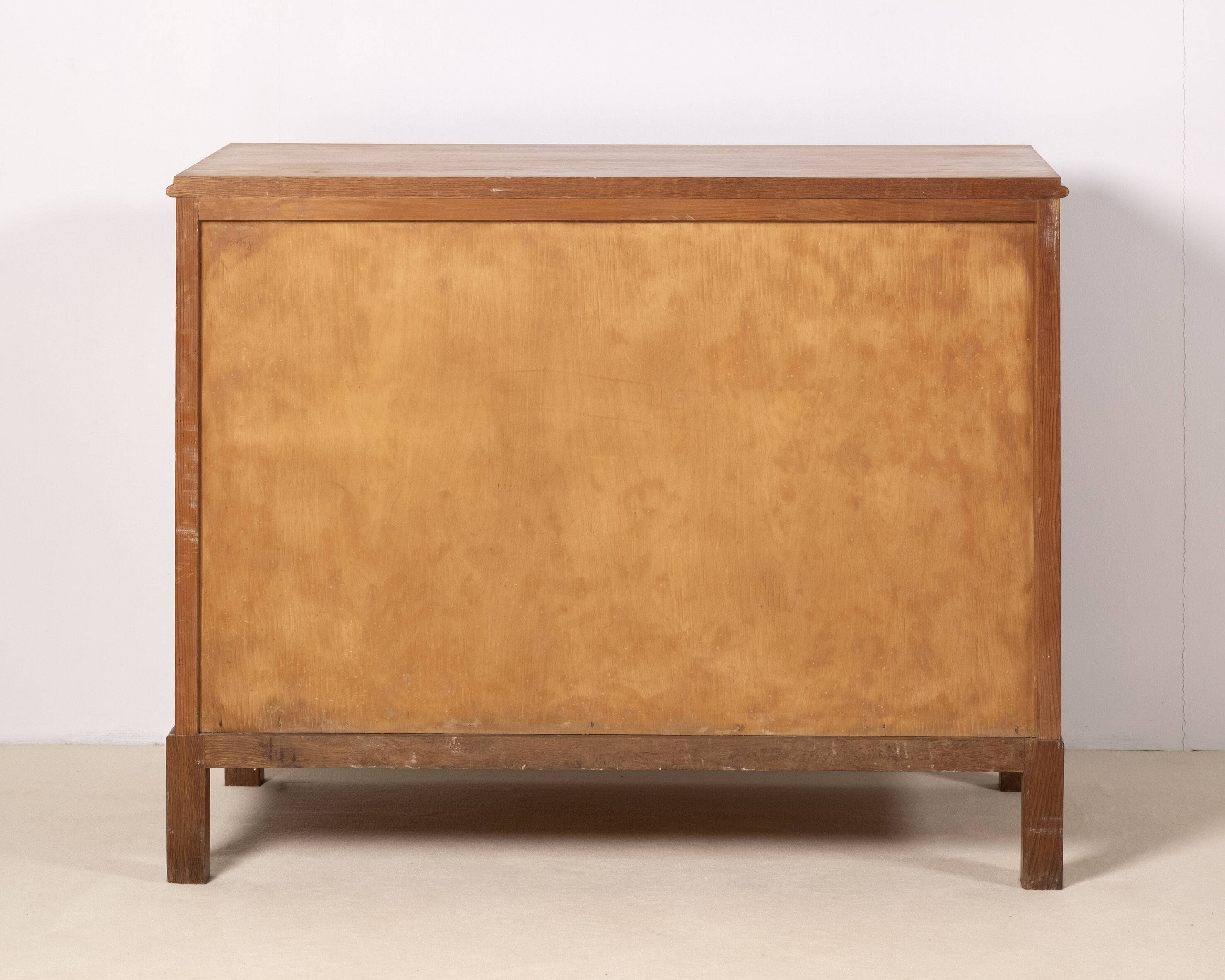 1930s Funkis Chest of Drawers in Oak, Sweden