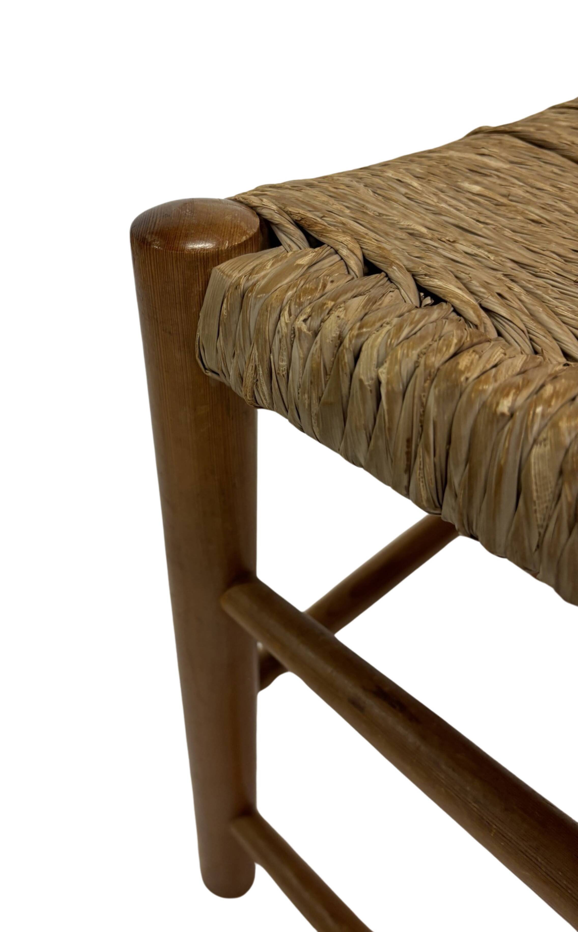 Vintage Dordogne Stool for Robert Sentou, 1970
