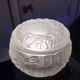 Art Deco Molded Glass Candy Box / Powder Box – Butterfly
