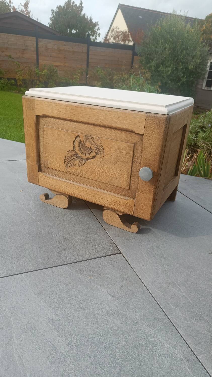 Upcycled bedside table