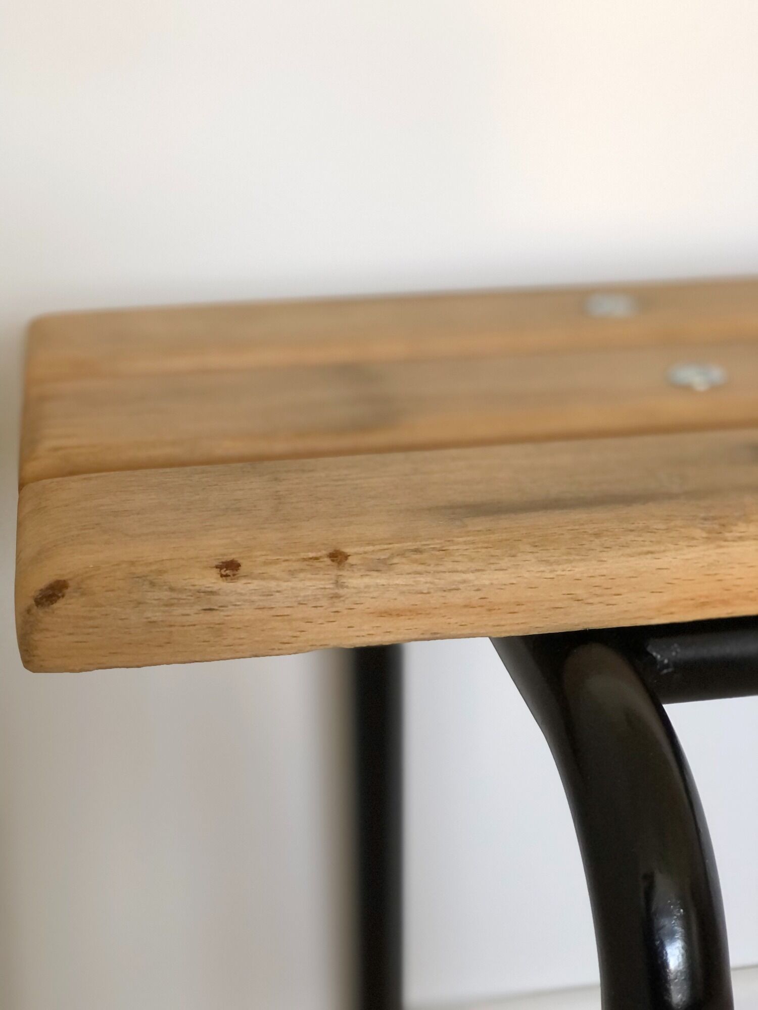 Former school bench from the 60s, adult model