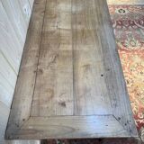 Bureau plat en merisier époque Louis XVI