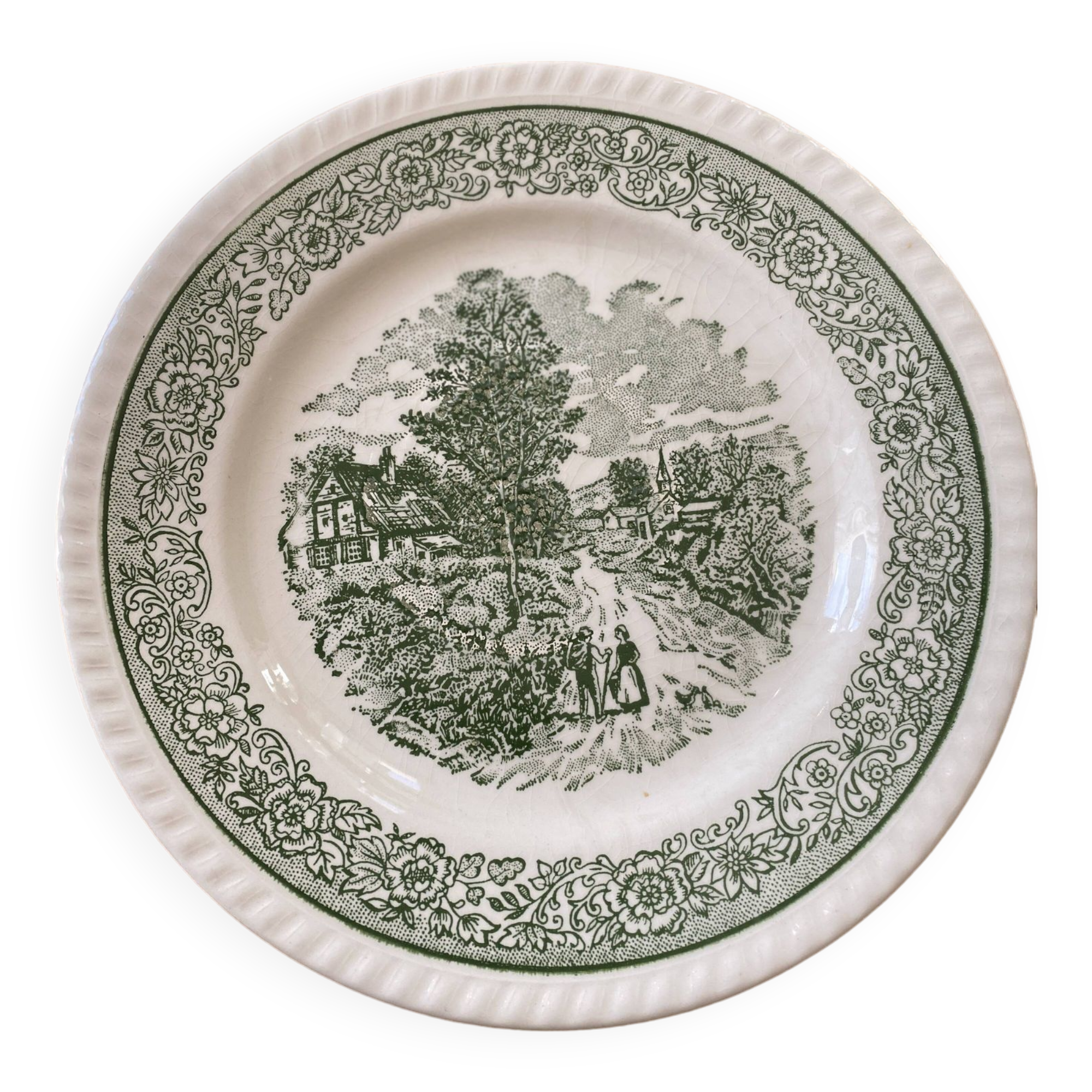 Set of 6 vintage plates