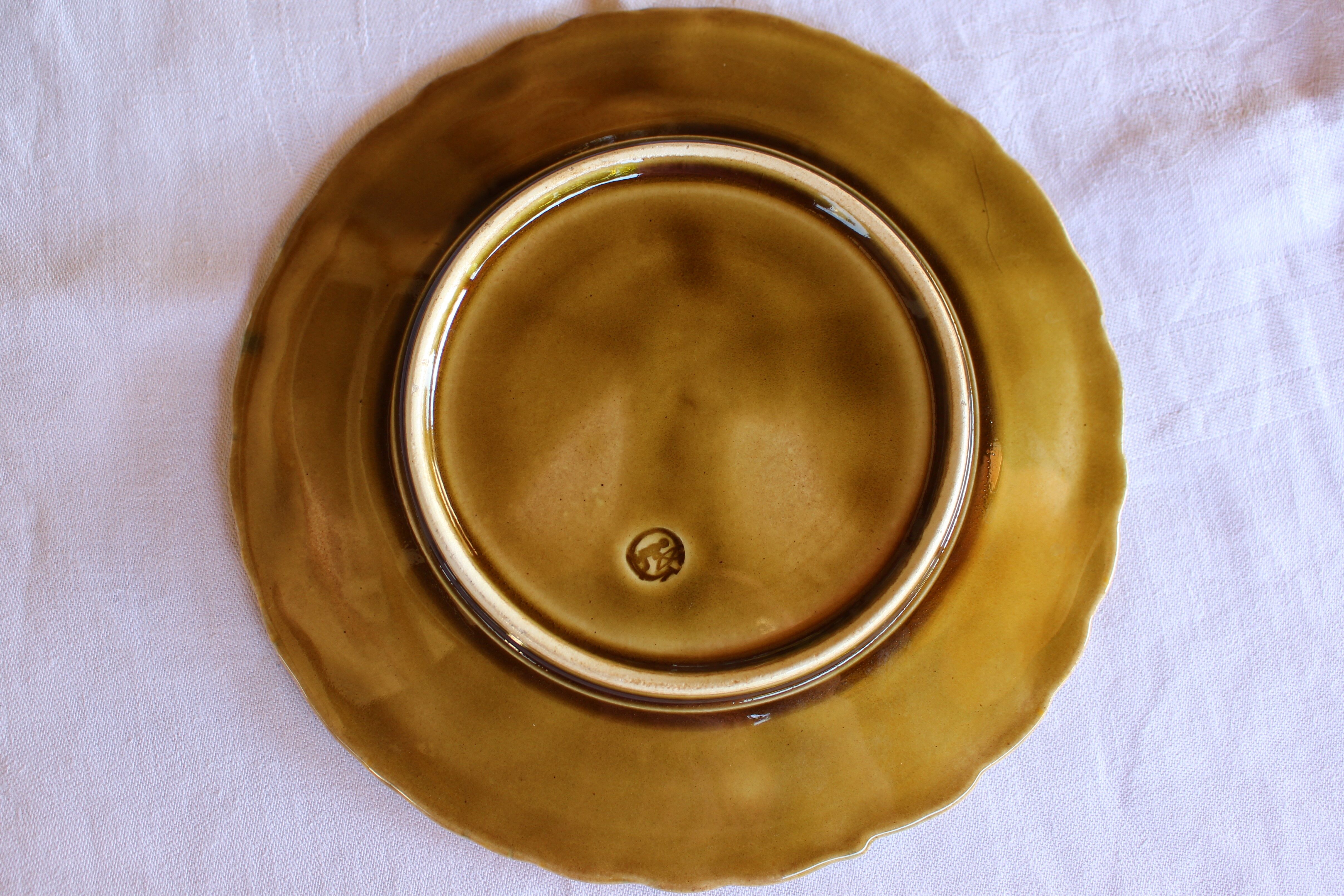 6 plates "Papillons"