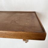 solid beech wood wall shelf