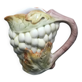"Grape Bunch" Barbotine Pitcher