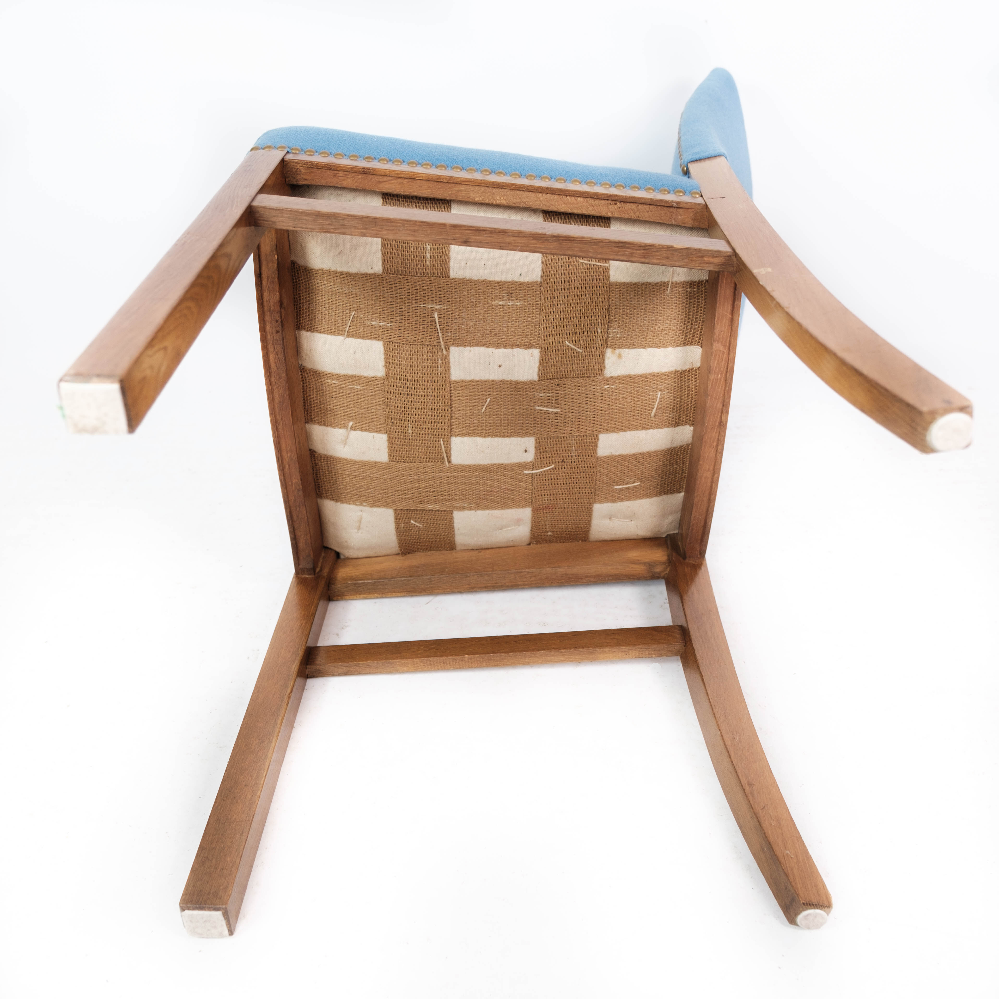 Dining room chair with legs of light mahogany of danish design, 1940s