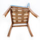Dining room chair with legs of light mahogany of danish design, 1940s