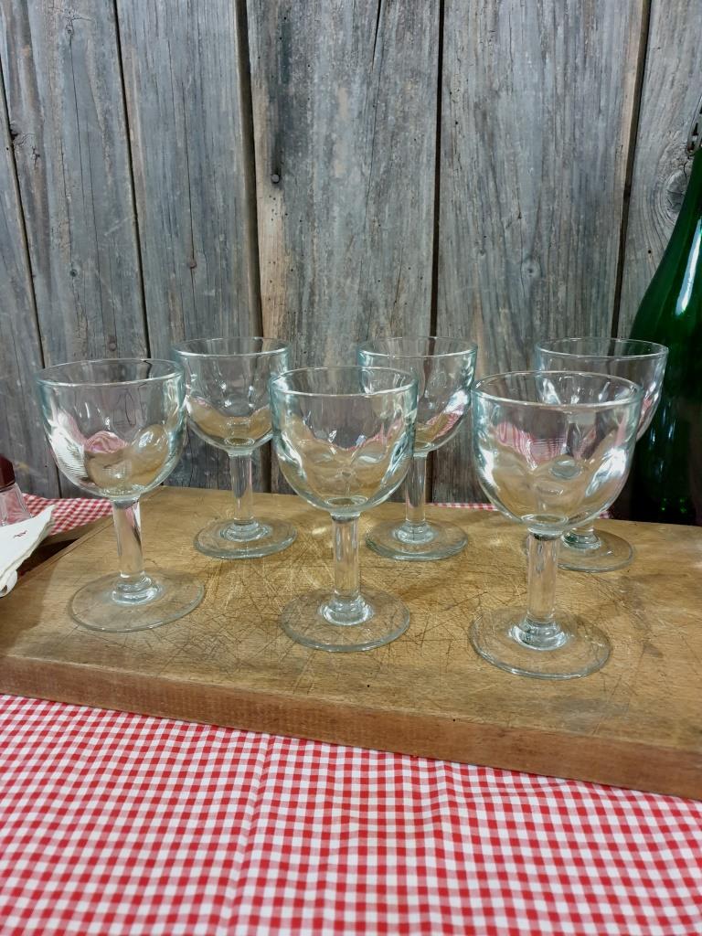 Antique bistro glasses