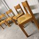 Set of 4 Luigi Gorgoni chairs 1980
