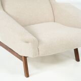 Mid-Century Modern Armchair 877 by Gianfranco Frattini for Cassina