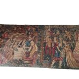 Ancienne grande tapisserie les vendanges atelier Rambouillet