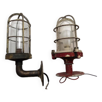 Set of two marine lamps