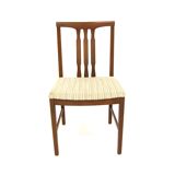 Set of 4 Scandinavian beech chairs, Helmer Petterssons Möbelaffär, Sweden, 1960