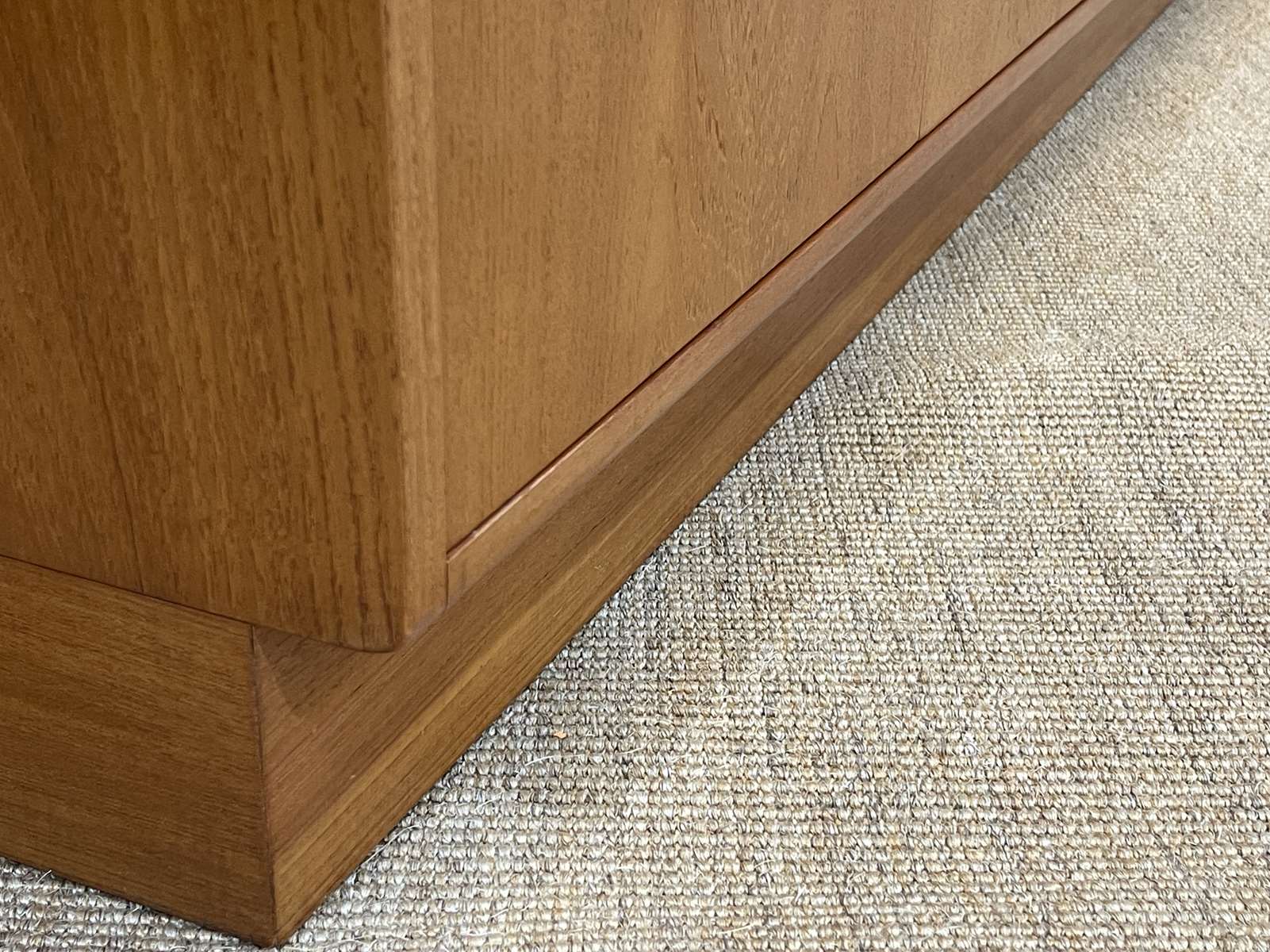 Row of the English brand Gplan in teak from the 70s