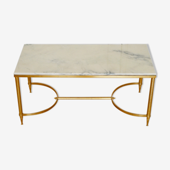 Table basse marbre années 60 style néoclassique