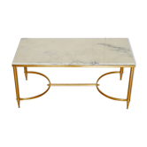 Table low 60s marble neoclassical style