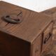 Antique Japanese box with wooden drawer – Meiji–Taishō period (c. 1890–1920)