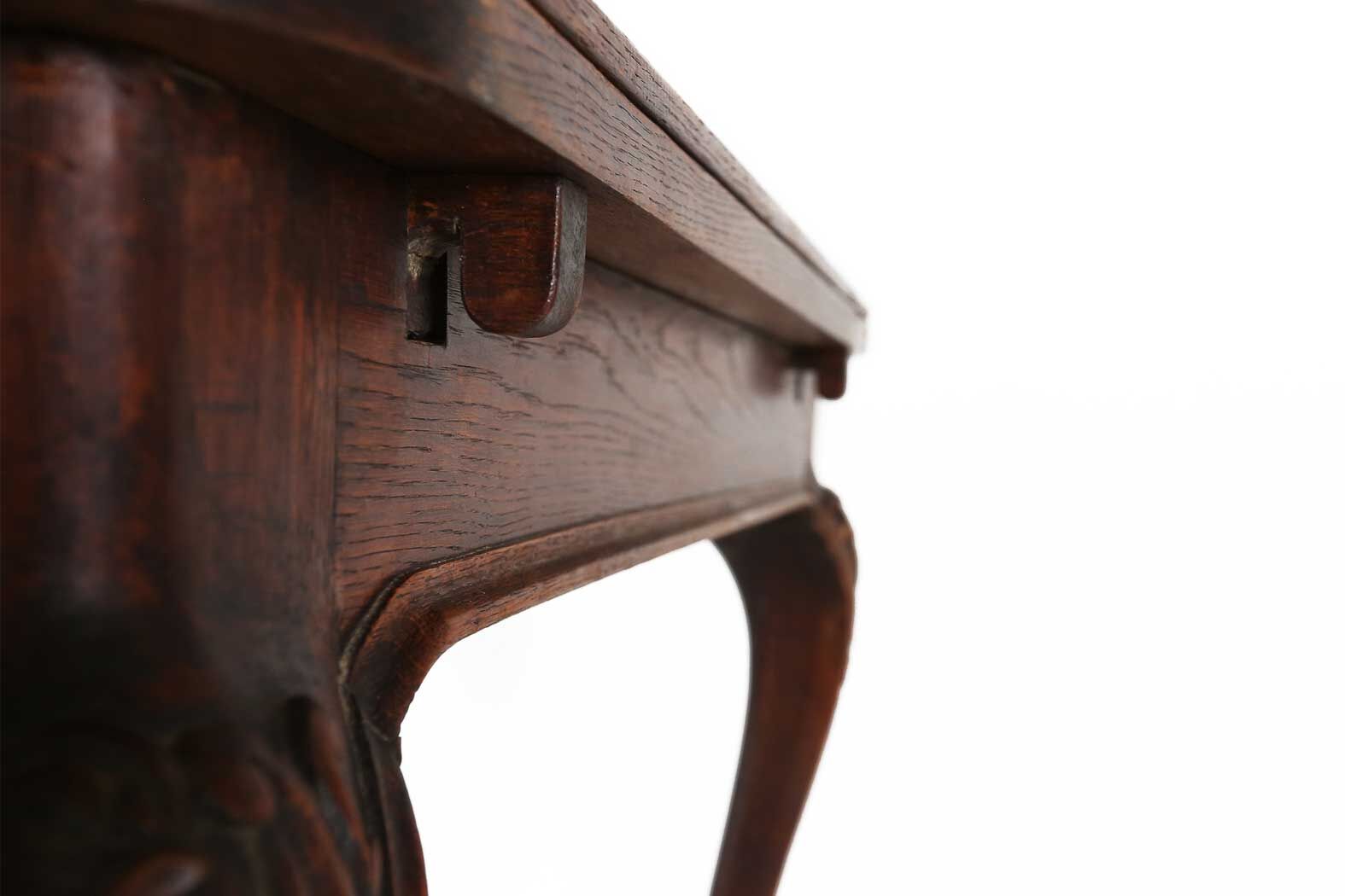 Antique oak dining table 1900