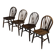 Set of 4 Windsor dining chairs